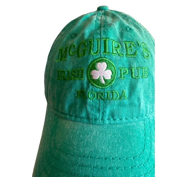 McGuire's Irish Pub Florida Green Casual Dad Hat Cap Adjustable - Picture 2 of 6